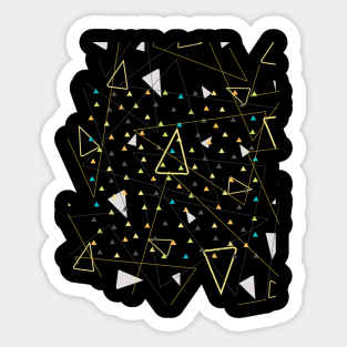 Triangle Madness Sticker